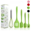 5pcs Silicone Kitchenware Non-stick Cookware Silicone Cooking Tool Sets Egg Beater Spatula Oil Brush Kitchen Tools Utensils Kitchenware