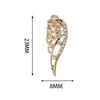 Isang Fashion Earrings Womens rhinestone Stud Luxury Diamond Angle Wings Earring Jewelry Wedding Party Gifts IE052801