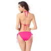 Moda vendaje mujer traje de baño Sexy espalda descubierta chica Bikinis conjunto verano playa traje de baño femenino fiesta traje de baño 211y