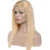 Peruvian 100 Human Hair Products Lace Front Wigs Blonde Silky Straight Hair Lace Wig 613 1232inch19101092871311