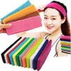 24 couleurs Yoga bande de cheveux Stretch Bandeau Femmes Turban Bandana Head wrap Bandes de Cheveux mèche sport foulard