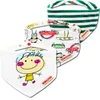 3pcs / lot Baby Bibs Bandana algodão de alta qualidade Babadores Para Bebe infantil Toalha Saliva para meninos e meninas