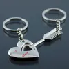 Alloy Keychain Cupid Arrow Par Nyckelkedja Lovers Pendant Key Ring Nyckelring för älskare Gratis frakt LX9051