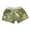 Baby Pailletten Shorts Sommer Hosen Mädchen Glitter Bling Dance Party Shorts Pailletten Kostüm Glow Bowknot Shorts Mode Boutique Hosen A2250