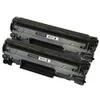 Toner für Canon 2 Stück CRG137 2BL Schwarz Ersatz für Drucker C0215 US STOCK FAST SHIPPING