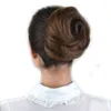 Coque de cabelo natural 30g, coque de rosquinha sintética popular, coque lateral alto, updos mais modernos para cabelos de comprimento médio 2651802