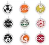 1 Adet Futbol Kedi Anne Bebek Kalp Aşk Family Tree 30MM Yayıcı Locket Mıknatıs Parfüm kolye ile 1 Adet Ücretsiz Pad XA063-415