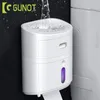 Gunot UV Sterilisatie Toiletpapier Houder Draagbare Hygiënische Papier Dispenser Badkamer Opbergdoos Thuis Badkamer Accessoires T200425