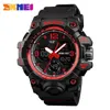 SKMEI Fashion Casual Sport Watch Men Digital Chrono 5bar Waterproof Watches Dual Display Wristwatches Relogio Masculino 1327