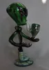 Vintage G SPOT Alien Glas-Rauchtabakpfeife, 18 cm Höhe, 260 g Gewicht, schönes Glas für Lampworker, handgefertigt, kann mit Kundenlogo von DHL UPS CNE versehen werden