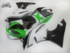 Motorfiets Chinese Verkortingen voor Kawasaki Ninja ZX-6R 2009 2010 2011 2012 White Green Chinese Fairing Bodywork 2009-2012 ZX6R ZX 6R 636 ZX636