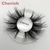 Hot 5D Mink Cílios Postiços Super Natural Grosso alongamento 25mm de Alta qualidade Lashes ferramentas de maquiagem Frete grátis