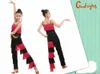 latin dance dresses for ballroom plus size fringe tassel dress pants tango Jazz salsa samba costume kids children girls282M