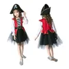 8 Stili Ragazza Viola Fata Pirata Strega Cenerentola Principessa Costumi Costumi Cosplay Performance per bambini Abbigliamento da festa Abbigliamento Abbigliamento A166