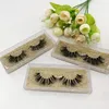 Mink Wimpern klare Bandwimpern handgefertigte falsche Wimpern 5d transparentes Band Vollstreifen Wimpern mit Plastikbox9445624