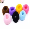 12 pièces/ensemble anneau de cheveux corde large épais bandeau élastique bandes bonbons élastique pour queue de cheval coton filles pinces à cheveux accessoires en gros