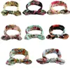 Bohemian Headband Cotton Girl Baby Bowknot Flower Turban Twist Head Wrap Twisted Knot Soft Hårband Kids Florals Headbands Bandanas 14506