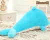 Giant Stuffed Dolphin Plush Animal Blue Sea Creature 55" Porpoise Gift NEW