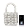 Sacchetti di perle fatti a mano da donne borse da donna con spalla da sera serata elegante sacchetti trasversali in pericolo mini borsetto194o
