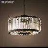 Lampadari moderni Illuminazione per interni Lampade a sospensione rotonde in cristallo Illuminazione per soggiorno Hotel Sospensione Lustres de Cristal