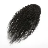 VMAE BRAZILIAN HORSETAIL TRECH HOLE CLIP I 120G #1B DUBBELA RACHNAWNING PONYALE Virgin Human Hair Extensions