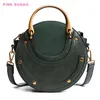 Pink Sugao designer axelväska kvinnor crossbody väskor ny mode handväska cirkel s tygväska små messenger väskor pu leathe291z