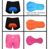 Men Women 3D Padded Quick Dry Bike Underwear Shockproof Thick Silicone Sponge Cushion Breathable Mesh Bicycle Cycling Shorts