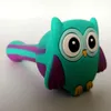 Mini-Owl forma Tubi in silicone a mano del tabacco da pipa Dab Rig Pipe portatile infrangibile cucchiaio silicone Tubo Tubi AC114