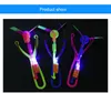 Amazing LED Light Arrow Rocket Helicopter Girlating Flying Toys Flying Catapult Toy Light Up Toy Kid Party Fee
