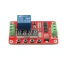 Hoge kwaliteit nieuwste 12V DC Multifunctionele Zelfslot Relais PLC Cycle Timer Module Delay Time Switch Freeshipping