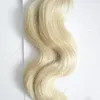 Blond brasilianskt hår U Tips 1g / s 14 "-26" Remy Pre Bonded Human Hair Extension Body Wave Professional Salon Fusion Färgglada Hårstil 100g