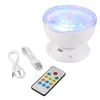 AGM Ocean Wave Gwiaździsty Niebo Aurora Led Night Light Projektor Luminaria Nowość Lampa USB Lampa Nightlight Iluzja dla dzieci dzieci