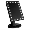 16/22 LED Işıklar 180 Derece Ayarlanabilir Masa Makyaj Aynalı LED Profesyonel Dokunmatik Ekran Makyaj Ayna Lüks Ayna