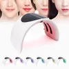 2019 NYA 7 Photon Färger Acne Behandling Fällbar LED Light Therapy PDT Facial Machine