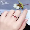 CoLife jubilerski 100% prawdziwa krew czerwony rubin pierścionek zaręczynowy 3mm do 5mm * rubinowy pierścień srebrny pierścień kamień prosty dla biura kobiety