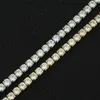 Tennis Micro-Mosaic Zircon Bracte Bracte Пара Простое Прекрасные Ювелирные Изделия Мода Мужчины Женщины Золотые Серебряные Браслеты1