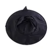 Costumes d'Halloween Chapeau de Sorcière Mascarade Assistant Noir Spire Chapeau Sorcière Costume Accessoire Cosplay Fête Déguisement Décor JK1909XB3080078