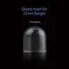 25mm XL 3mm Dikke Quartz Rocket Head Banger Roken Accessoires vervanging kommen insert Ronde Bodem met 10mm 14mm 18mm man vrouw