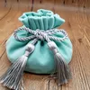 Sac de faveur de fête de luxe, sac à bonbons de mariage, pochettes cadeaux souvenirs, pochette en velours pour cadeaux de retour de réception-cadeau pour bébé