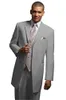 Hohe Qualität Kerbe Revers Groomsmen Vier Tasten Bräutigam Smoking Männer Anzüge Hochzeit / Abschlussball / Abendessen Best Man Blazer (Jacke + Hose + Weste + Tie) M01