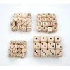 Hot koop 16mm hout dobbelstenen multi gekleurde ronde hoek beboste dobbelstenen spelen familie spellen feest speelgoed decoratieve dobbelstenen geschenk 6 zijdelige dobbelstenen