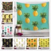 Ananas Série Tenture Murale Tapisserie Imprimer Personnages De Plantes Serviette De Plage Fibre De Polyester Femmes Tapis De Yoga De Mode Décor À La Maison 150 * 130cm 18q