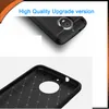 For MOTO E5 Plus/E4 Plus/G5 Plus/G6 Plus/G7 Carbon Fiber back Cover 1.5mm soft TPU Shockproof phone case