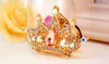 Bling Bling Crystal Rhinestone Crownl Metal Brelok Brelok Keyring Breloki Torebka Charms Torebka Wisiorek Metalowa Korona Wisiorek Brelok