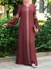 Moslim Abaya Jurk Dames Dubai Arabische Maxi Splice Kaftan Ramadan Bid Afrikaanse Turkije VAE islamitische kleding Lange gewaden Plus Size 5XL