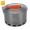 BULIN S2500 2.1L échangeur de chaleur pour camping, marmite 2 à 3 personnes, batterie de cuisine portable, pique-nique, bouilloire de chauffage rapide