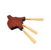 Red sandalwood five-hole pipe Palm shape creative smoking set