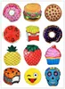 2017 Sommar Mandala Tapestry Chiffon Skull Ice Cream Berry Fruit Beach Handduk Emoticons Ananas Sjal Vattenmelon Hamburger Pizza Donut Scar