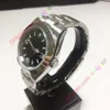 Wysokiej jakości Watch Men Explorer 39mm Azja 2813 Ruch Mechaniczny Automatyczny Czarny Dial Oglądany Zegarek Męski Zegarek