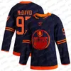 Edmonton Oilers Wayne Gretzky Jersey 97 Connor McDavid 29 Leon Draisaitl 93 Ryan Nugent Hopkins 2019-2020 Terceiro Hóquei Jerseys